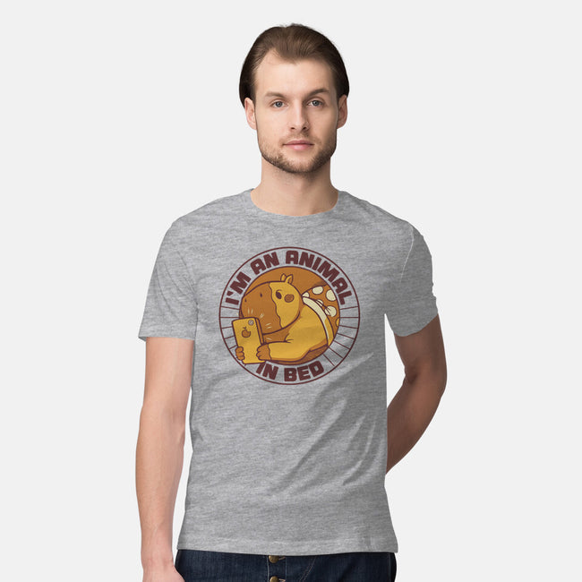 I'm An Animal In Bed-Mens-Premium-Tee-tobefonseca