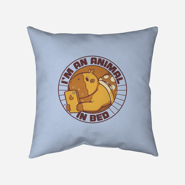 I'm An Animal In Bed-None-Removable Cover-Throw Pillow-tobefonseca