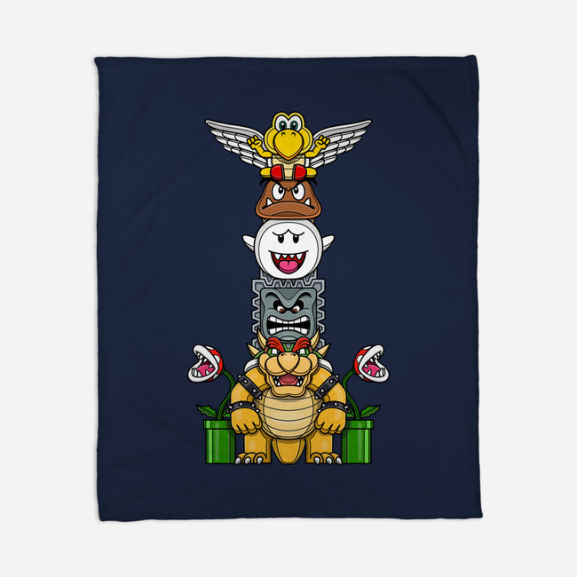 Totem Of Terror-None-Fleece-Blanket-drbutler