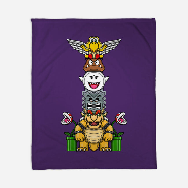 Totem Of Terror-None-Fleece-Blanket-drbutler