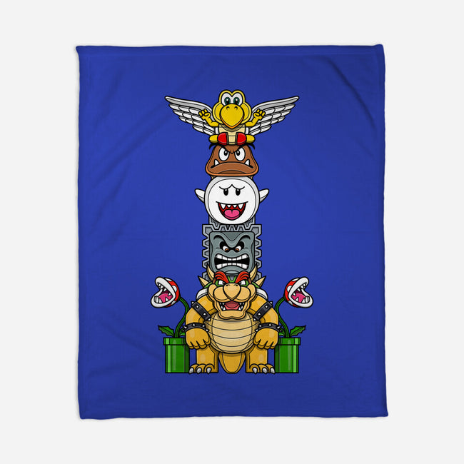 Totem Of Terror-None-Fleece-Blanket-drbutler