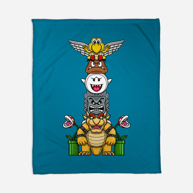 Totem Of Terror-None-Fleece-Blanket-drbutler