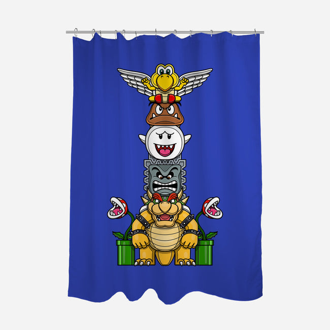 Totem Of Terror-None-Polyester-Shower Curtain-drbutler