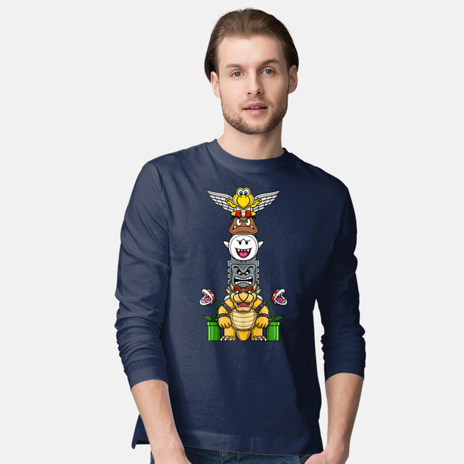 Totem Of Terror-Mens-Long Sleeved-Tee-drbutler