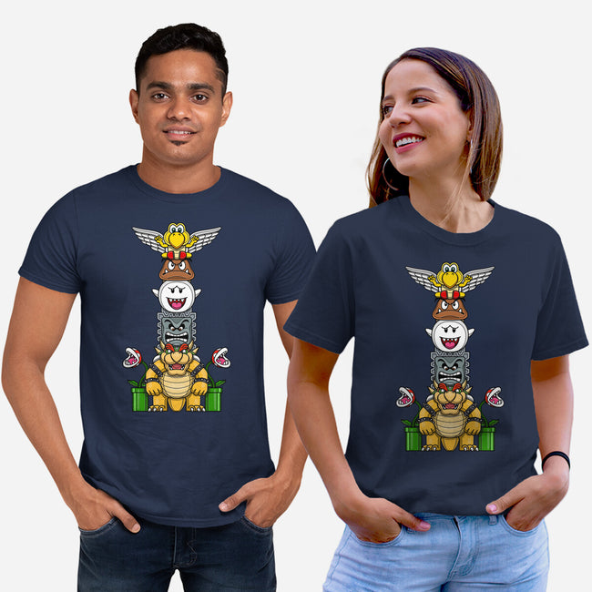 Totem Of Terror-Unisex-Basic-Tee-drbutler