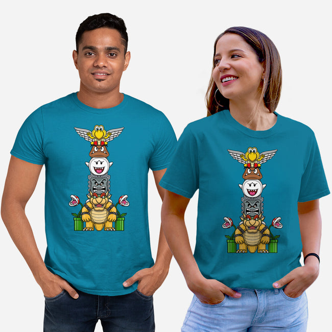 Totem Of Terror-Unisex-Basic-Tee-drbutler