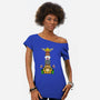 Totem Of Terror-Womens-Off Shoulder-Tee-drbutler