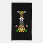 Totem Of Terror-None-Beach-Towel-drbutler