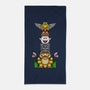 Totem Of Terror-None-Beach-Towel-drbutler