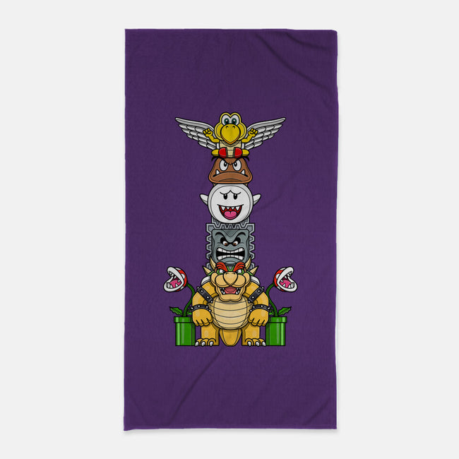 Totem Of Terror-None-Beach-Towel-drbutler