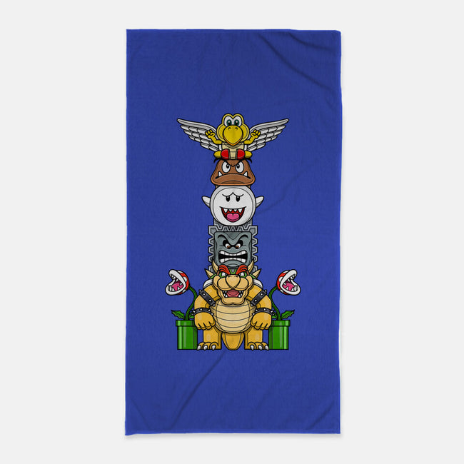 Totem Of Terror-None-Beach-Towel-drbutler