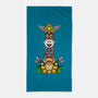 Totem Of Terror-None-Beach-Towel-drbutler