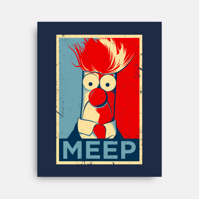 Vote Meep-None-Stretched-Canvas-drbutler