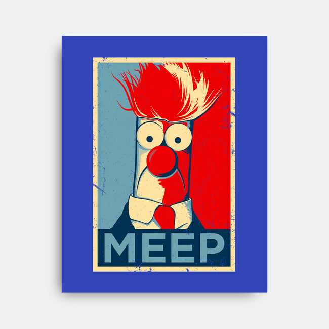 Vote Meep-None-Stretched-Canvas-drbutler