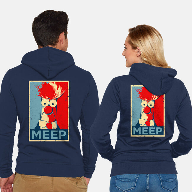 Vote Meep-Unisex-Zip-Up-Sweatshirt-drbutler