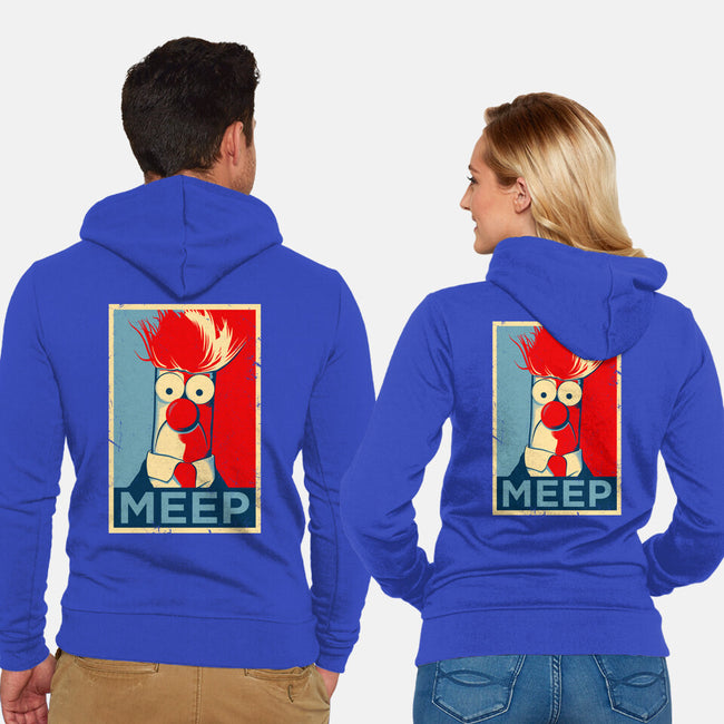 Vote Meep-Unisex-Zip-Up-Sweatshirt-drbutler