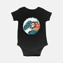 Surfing Panda-Baby-Basic-Onesie-erion_designs