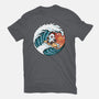 Surfing Panda-Womens-Basic-Tee-erion_designs