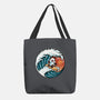 Surfing Panda-None-Basic Tote-Bag-erion_designs