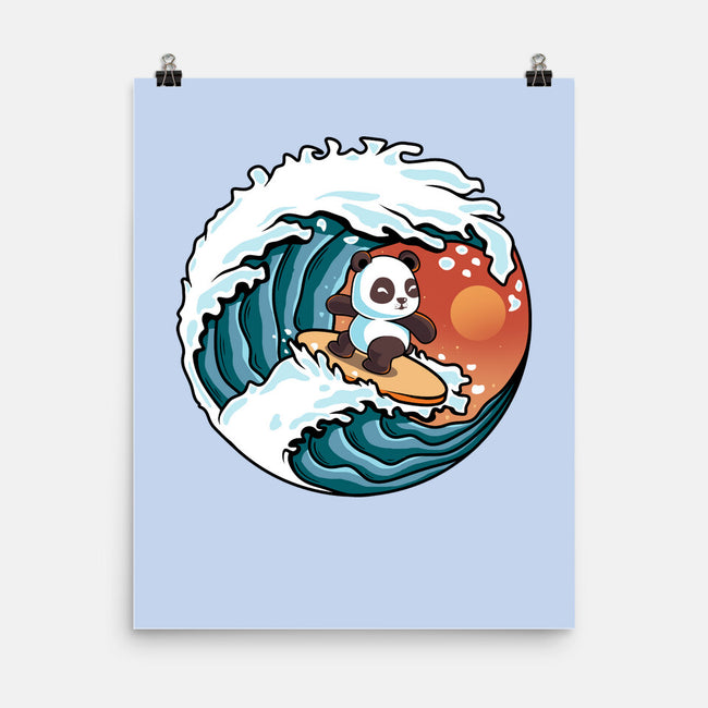 Surfing Panda-None-Matte-Poster-erion_designs