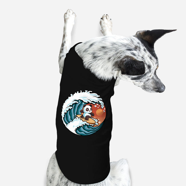 Surfing Panda-Dog-Basic-Pet Tank-erion_designs