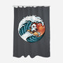 Surfing Panda-None-Polyester-Shower Curtain-erion_designs