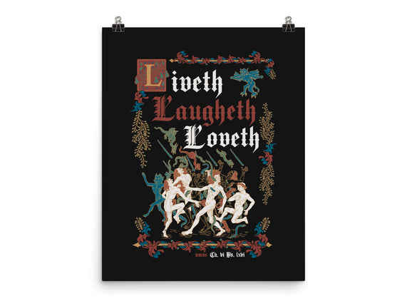 Live Laugh Love Medieval Style