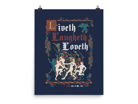 Live Laugh Love Medieval Style