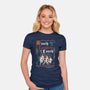 Live Laugh Love Medieval Style-Womens-Fitted-Tee-Nemons