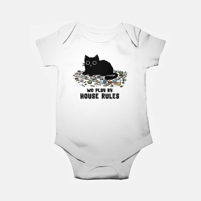 We Play By House Rules-Baby-Basic-Onesie-kg07