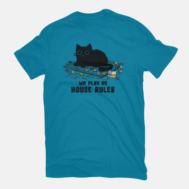 We Play By House Rules-Mens-Heavyweight-Tee-kg07