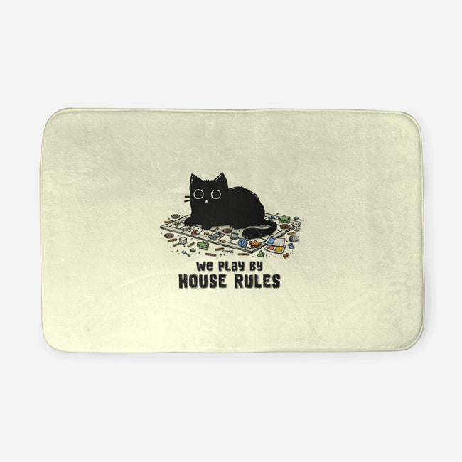 We Play By House Rules-None-Memory Foam-Bath Mat-kg07