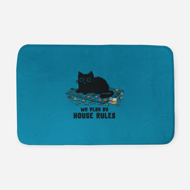 We Play By House Rules-None-Memory Foam-Bath Mat-kg07