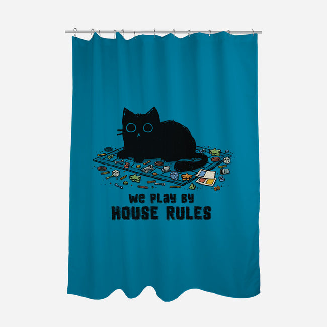 We Play By House Rules-None-Polyester-Shower Curtain-kg07