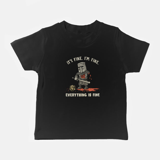 Everything Tis Fine-Baby-Basic-Tee-kg07