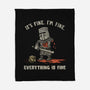 Everything Tis Fine-None-Fleece-Blanket-kg07