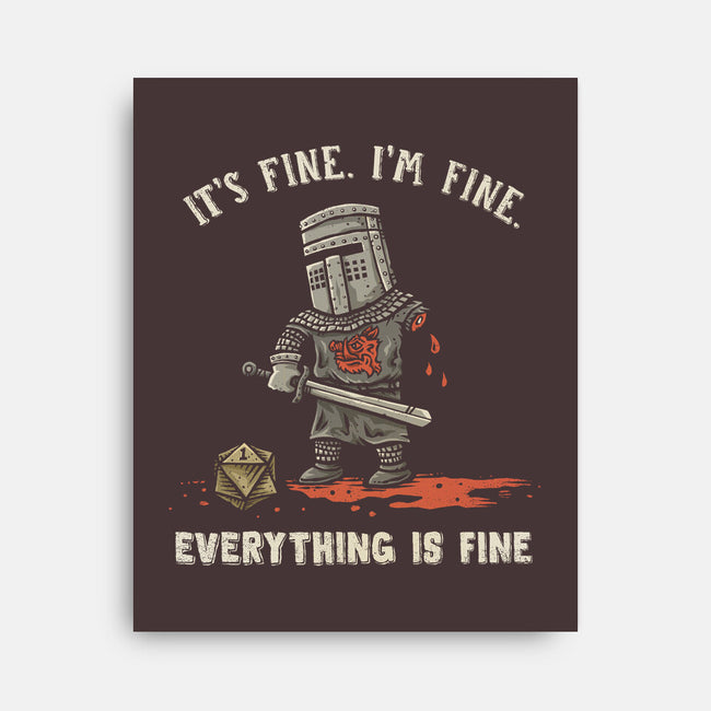 Everything Tis Fine-None-Stretched-Canvas-kg07