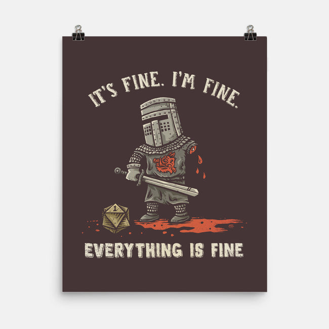 Everything Tis Fine-None-Matte-Poster-kg07