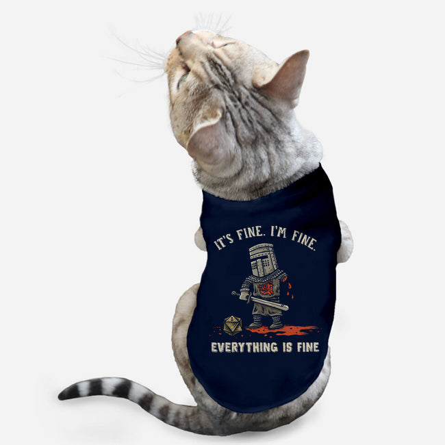 Everything Tis Fine-Cat-Basic-Pet Tank-kg07