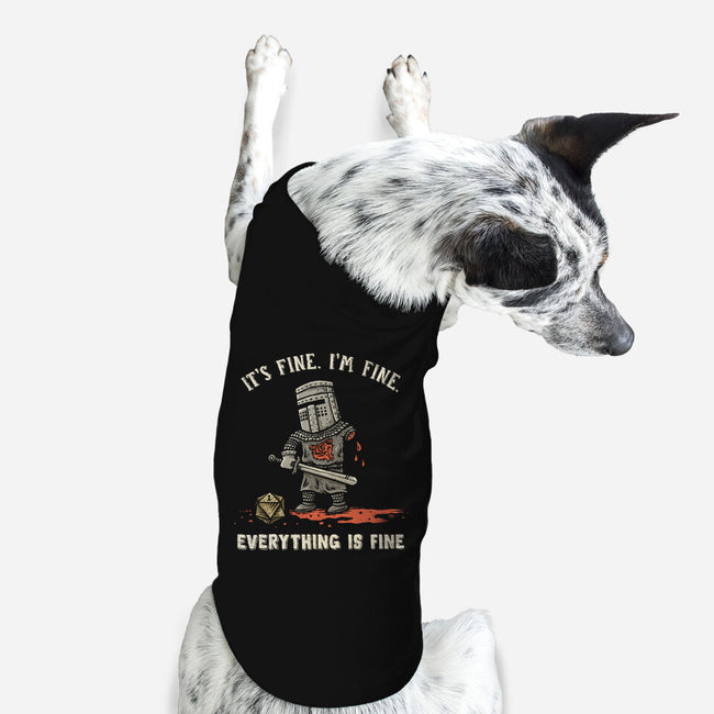 Everything Tis Fine-Dog-Basic-Pet Tank-kg07