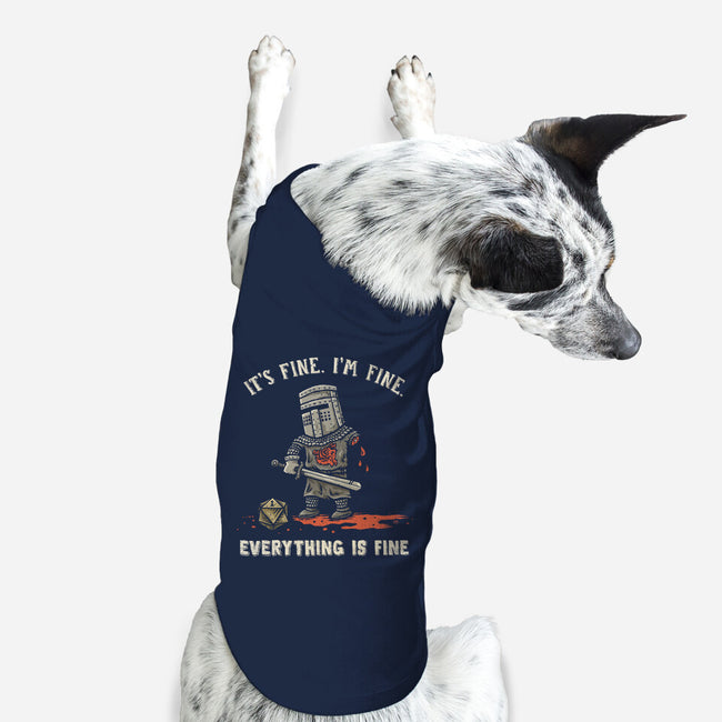 Everything Tis Fine-Dog-Basic-Pet Tank-kg07