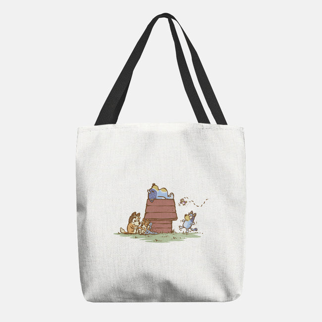 The Lazy Heeler-None-Basic Tote-Bag-kg07