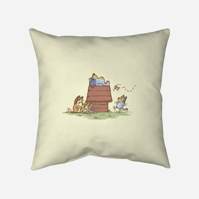 The Lazy Heeler-None-Removable Cover-Throw Pillow-kg07