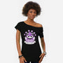 The Dungeon Meowster-Womens-Off Shoulder-Tee-xMorfina