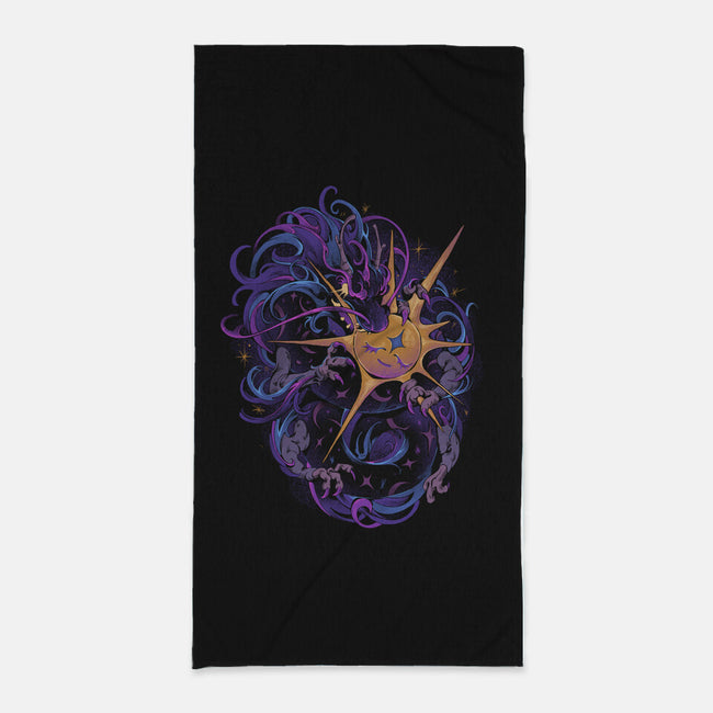 Eclipse Dragon-None-Beach-Towel-ilustrata