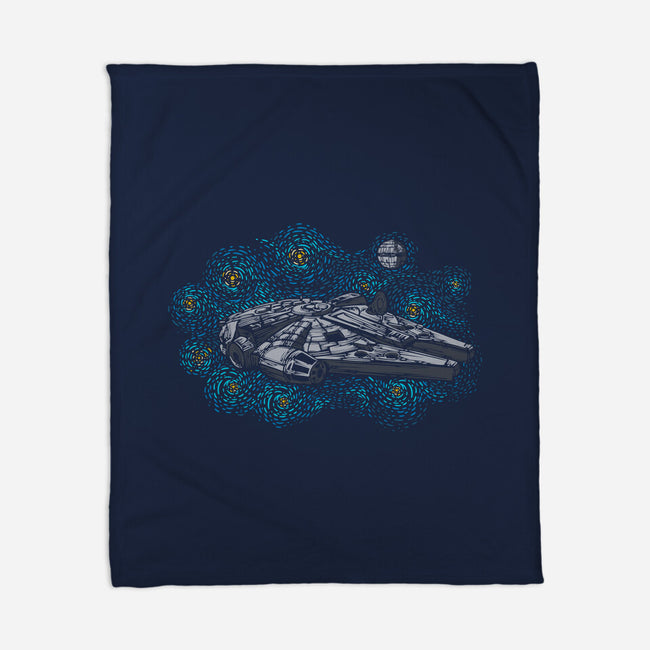 Rebel Starry Night-None-Fleece-Blanket-sebasebi