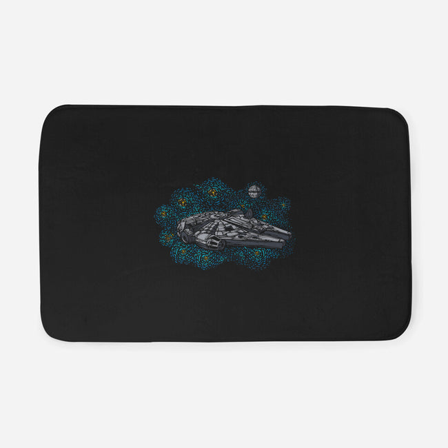 Rebel Starry Night-None-Memory Foam-Bath Mat-sebasebi