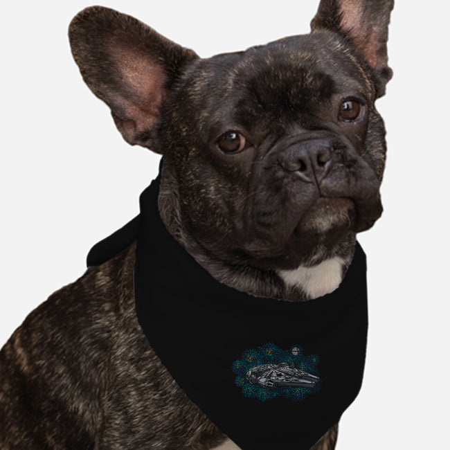 Rebel Starry Night-Dog-Bandana-Pet Collar-sebasebi