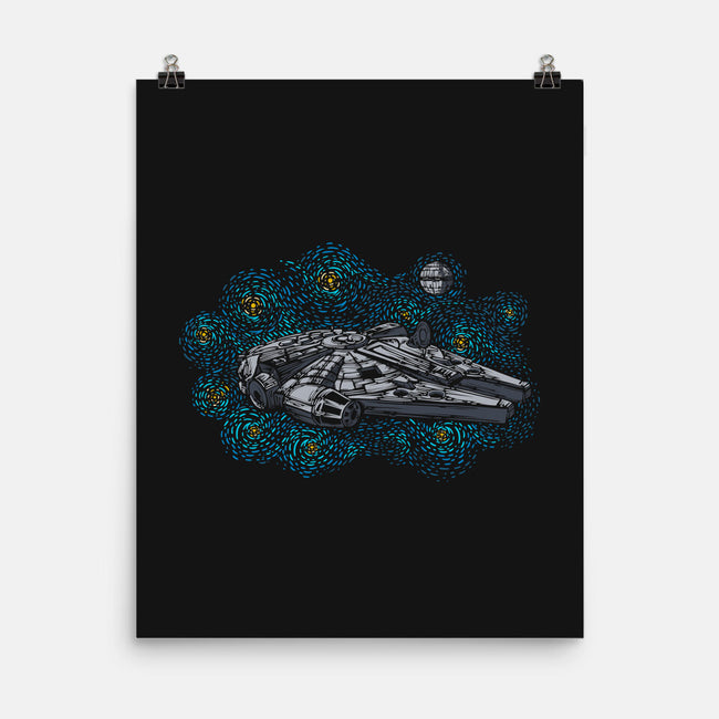 Rebel Starry Night-None-Matte-Poster-sebasebi