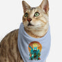 Ukiyo E Hero Landscape-Cat-Bandana-Pet Collar-dandingeroz